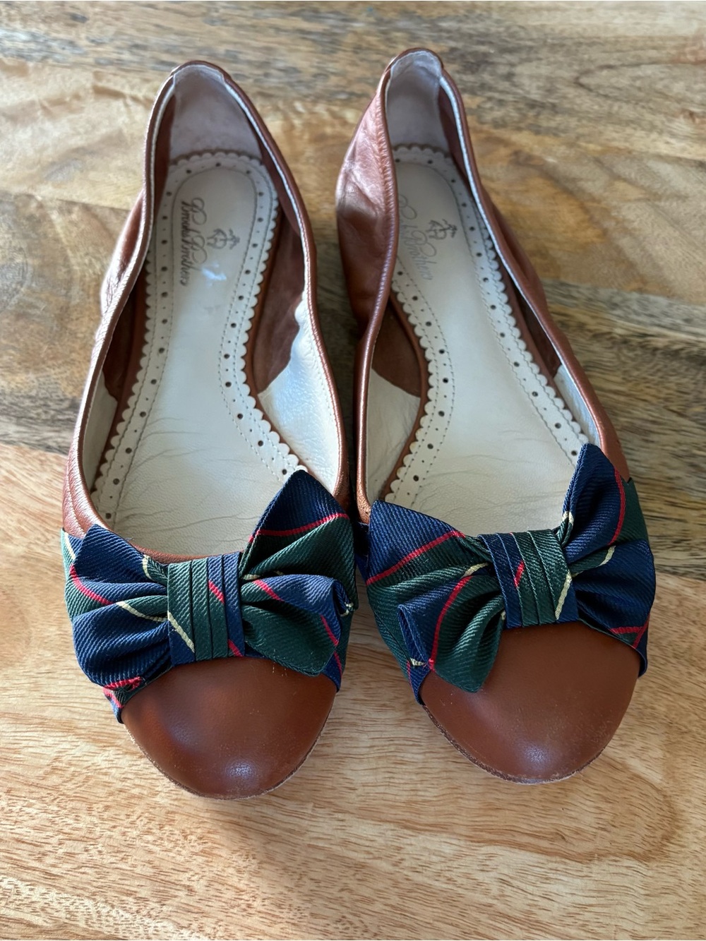 Brooks Brothers leather ballet flat SZ 6.5
